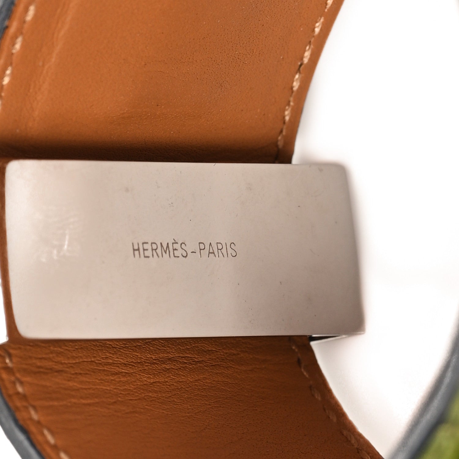 Hermes Shiny Alligator Collier De Chien CDC Bracelet Pelouse 3 of 4