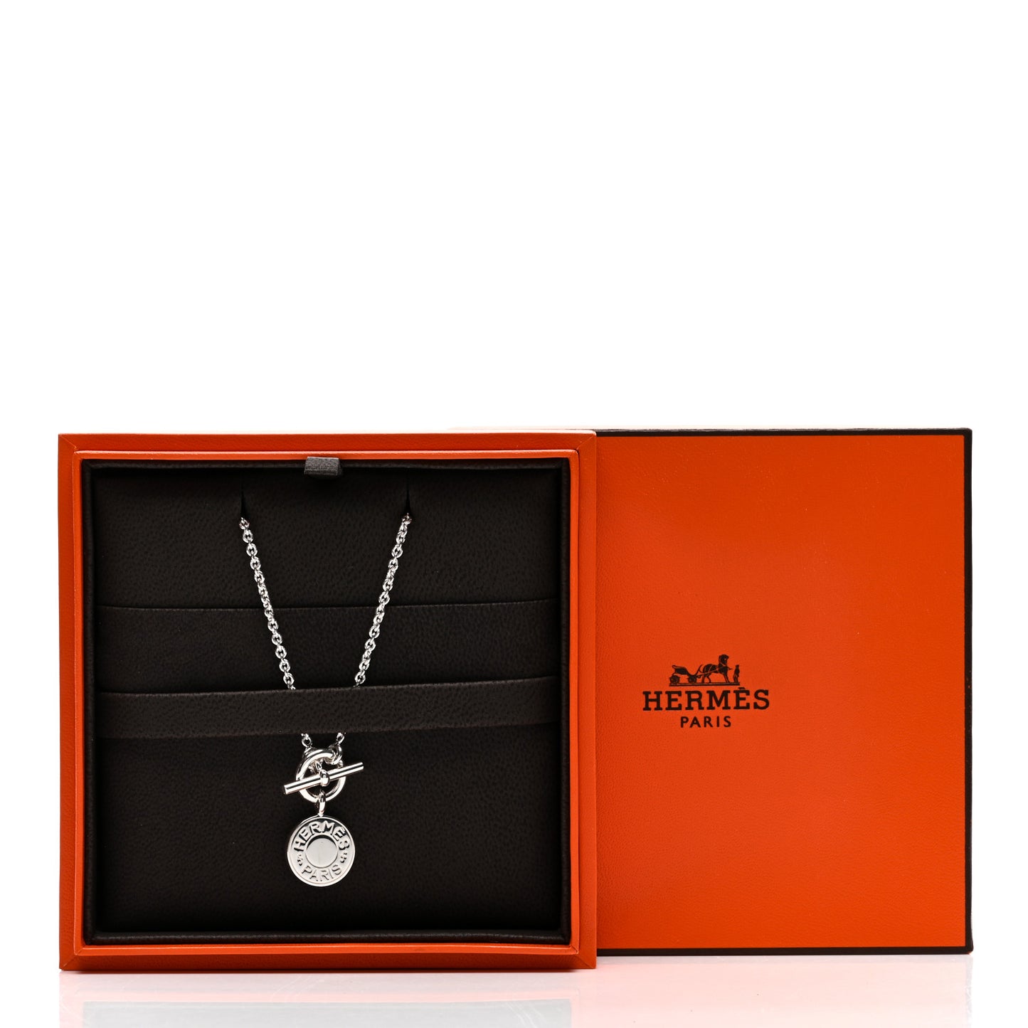 Sterling Silver Amulettes H Confettis Pendant Necklace
