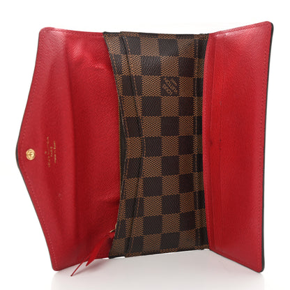Louis Vuitton Damier Ebene Josephine Wallet Red 8 of 8