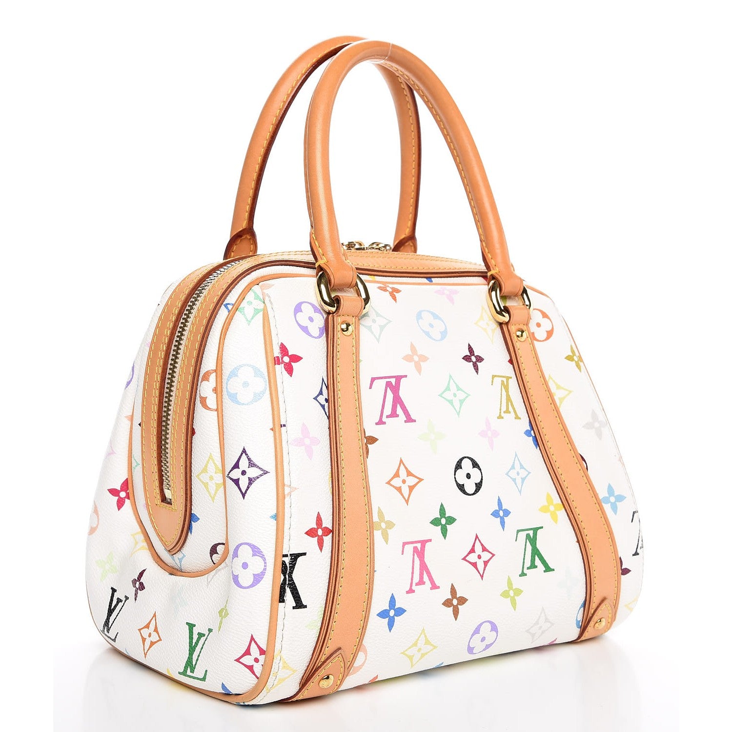 Louis Vuitton Monogram Multicolor Priscilla White 3 of 9