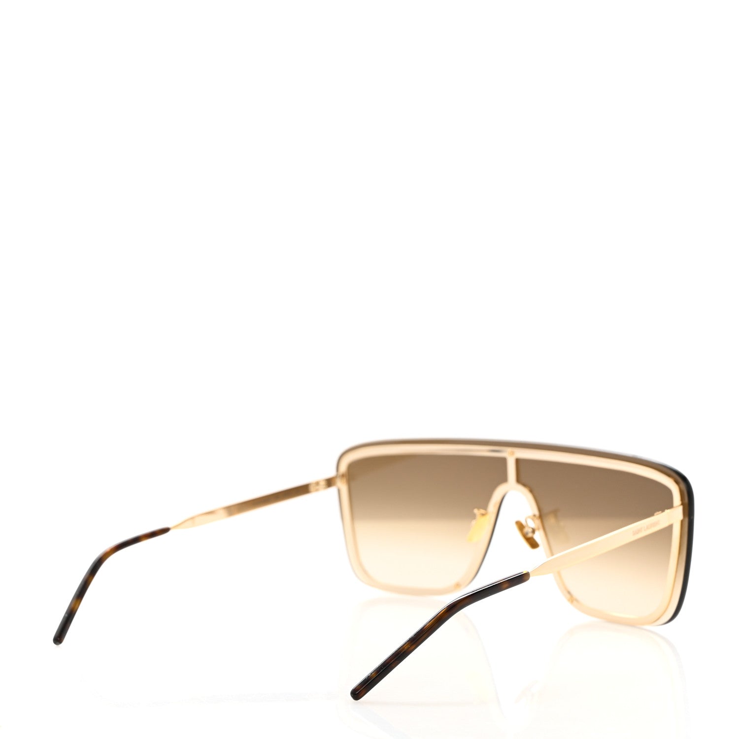 Saint Laurent Metal SL 364 Mask Sunglasses Brown 5 of 8