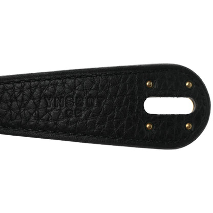 Hermes Taurillon Clemence Lindy 30 Black 7 of 11