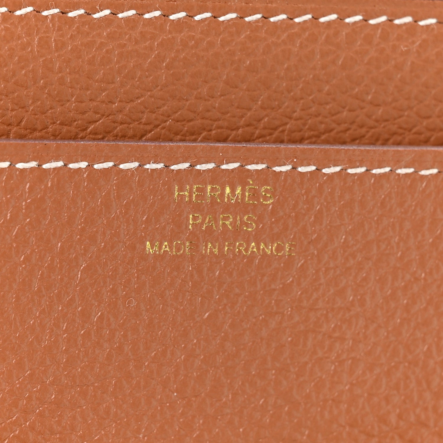 Hermes Evercolor Cavale Constance Long Wallet To Go Gold Multicolor 6 of 11