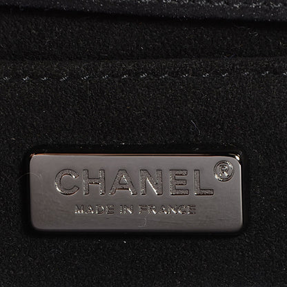 Chanel Python Calfskin Medium Boy Flap Black 7 of 8