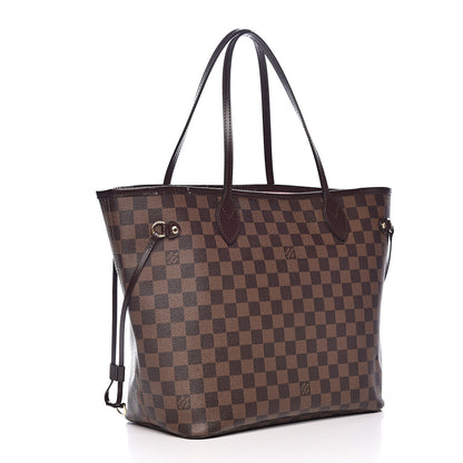 Louis Vuitton Damier Ebene Neo Neverfull MM Rose Ballerine 3 of 10