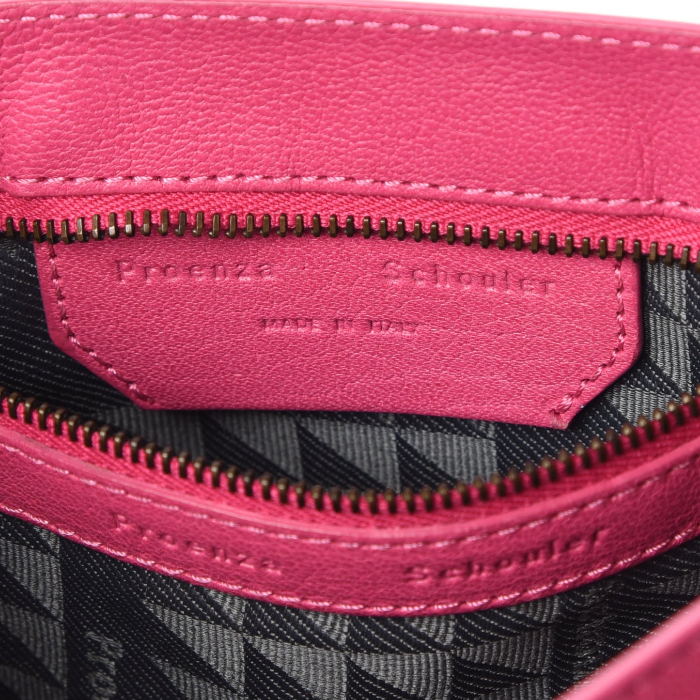 Lambskin PS1 Mini Pouch Messenger Bag Raspberry