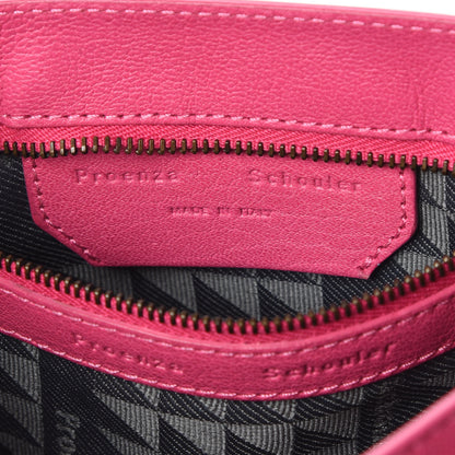 Proenza Schouler Lambskin PS1 Mini Pouch Messenger Bag Raspberry 10 of 12
