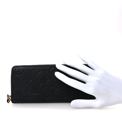 Louis Vuitton Empreinte Clemence Wallet Black 2 of 8