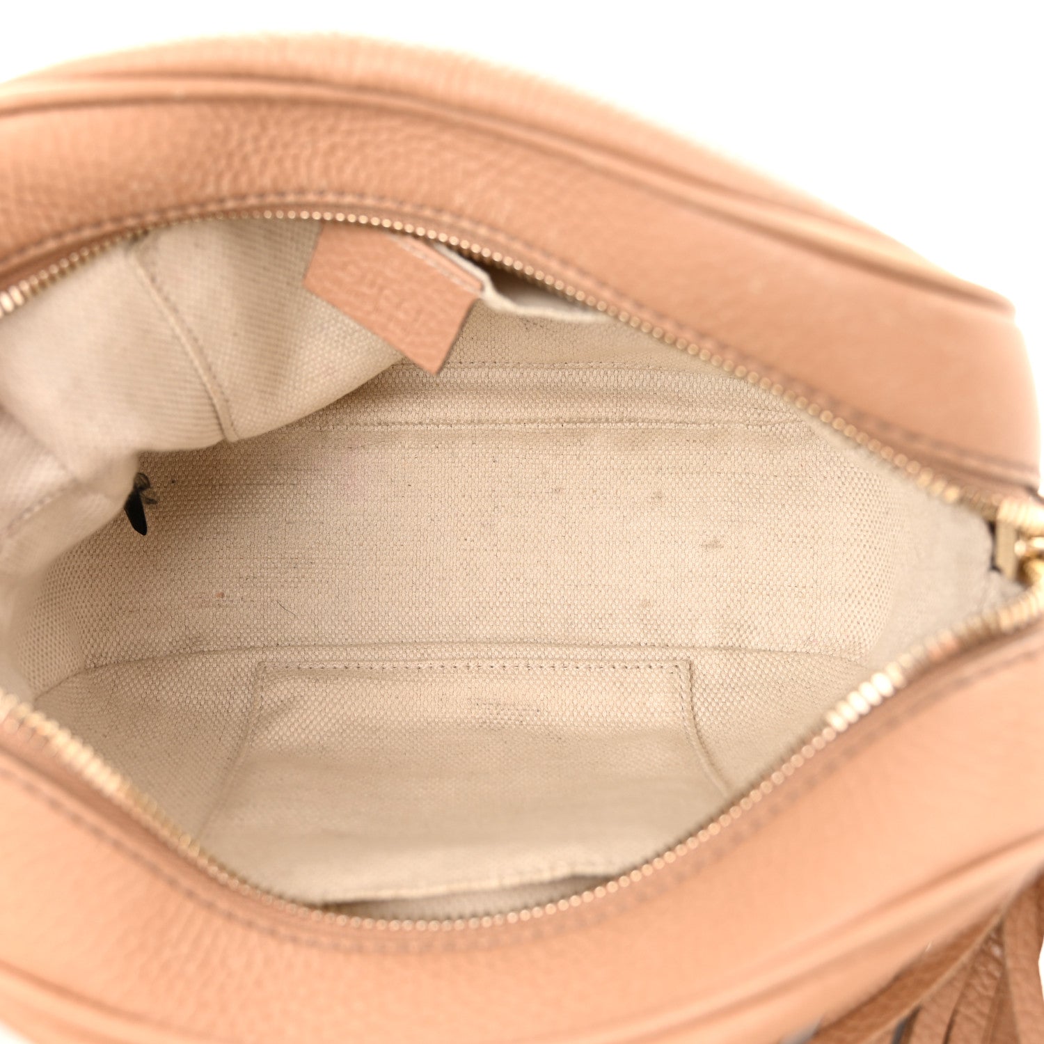Gucci Pebbled Calfskin Small Soho Disco Bag Camelia 5 of 11