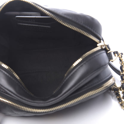 Chanel Calfskin Quilted Day Trips Camera Case Black 5 of 10
