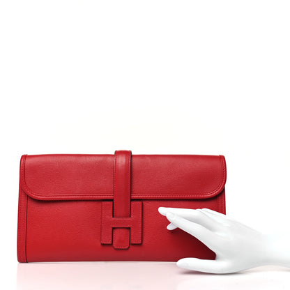 Hermes Evercolor Jige Elan 29 Rouge Casaque 2 of 9