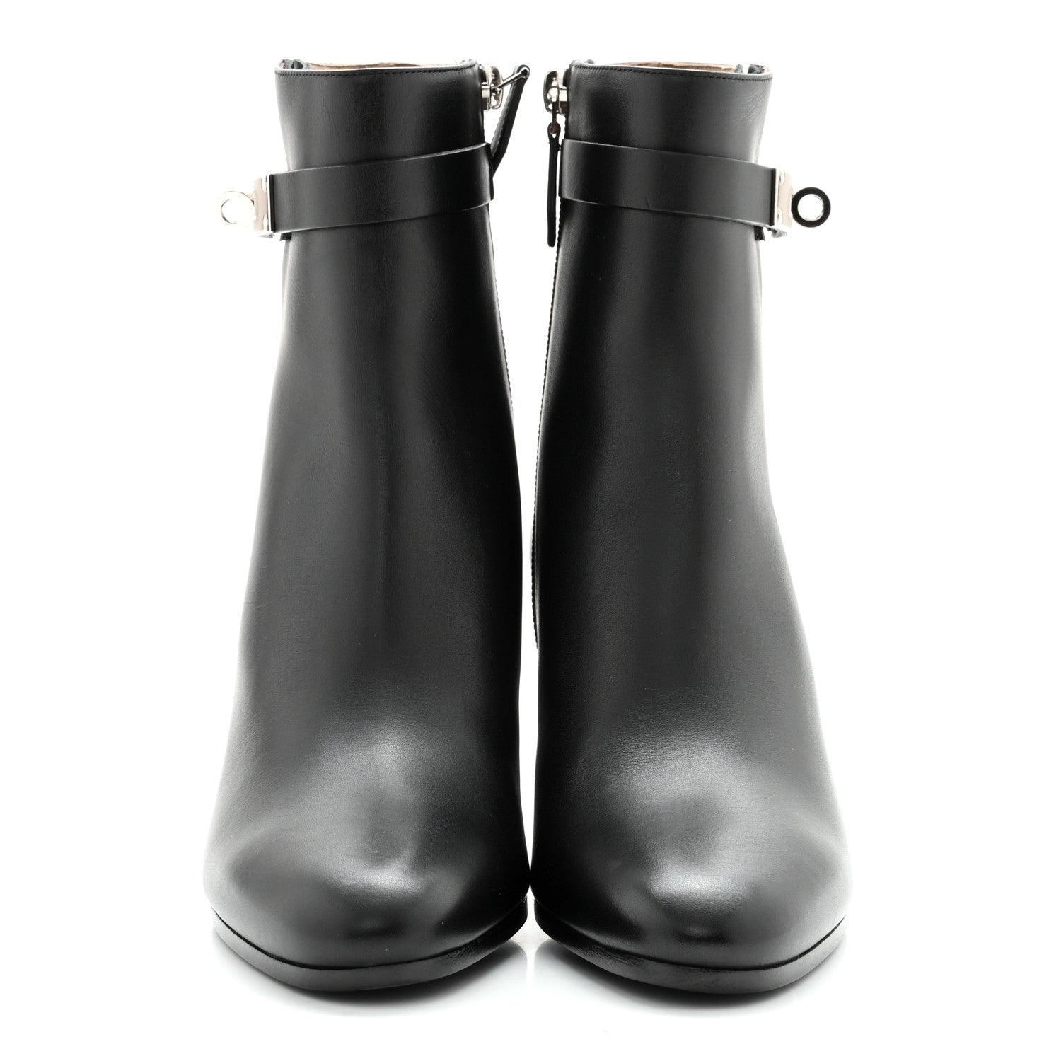 Hermes Calfskin Saint Germain Ankle Boots 36.5 Black 2 of 11