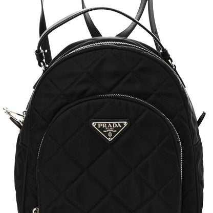 Prada Nylon Tessuto Impuntu Quilted Backpack Black 8 of 10