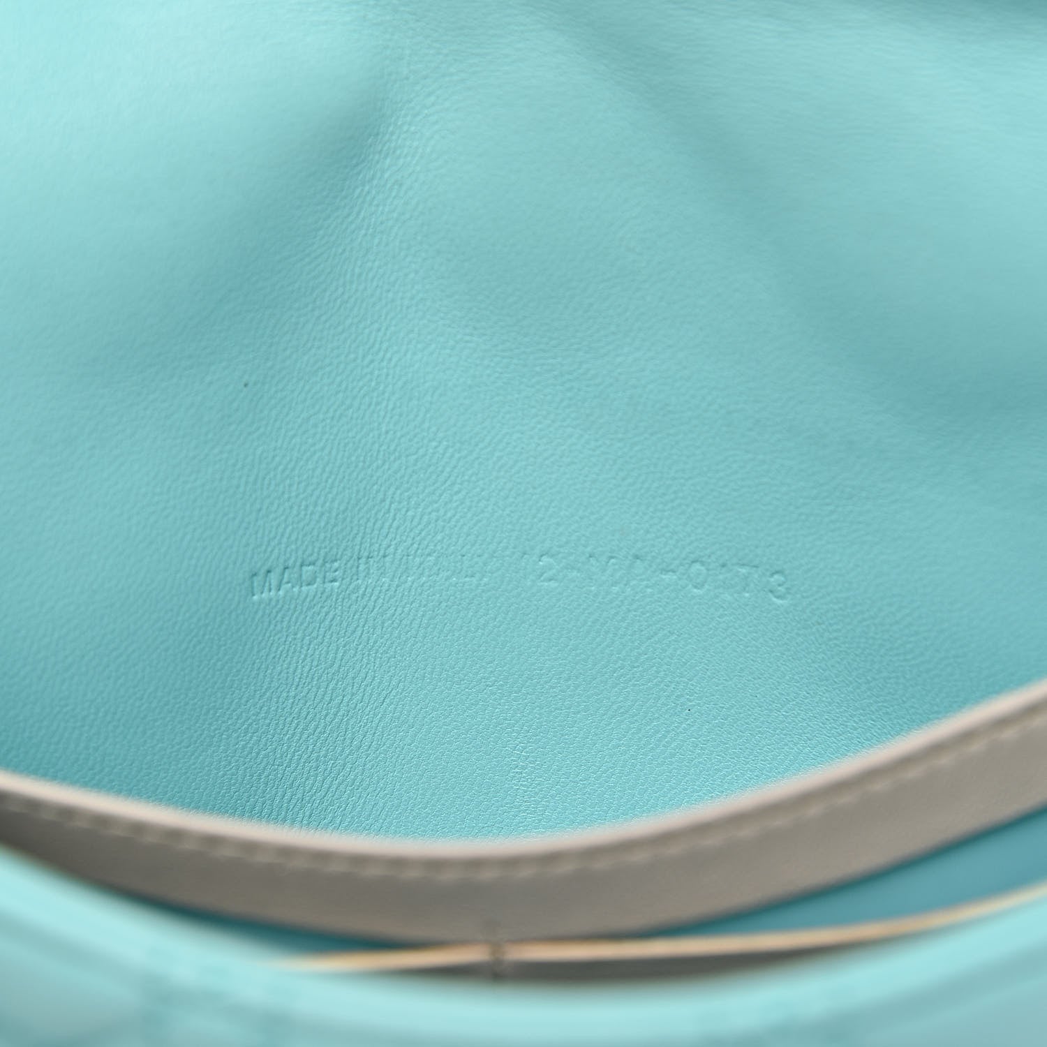 Christian Dior Lambskin Cannage Miss Dior Promenade Pouch Turquoise 7 of 11