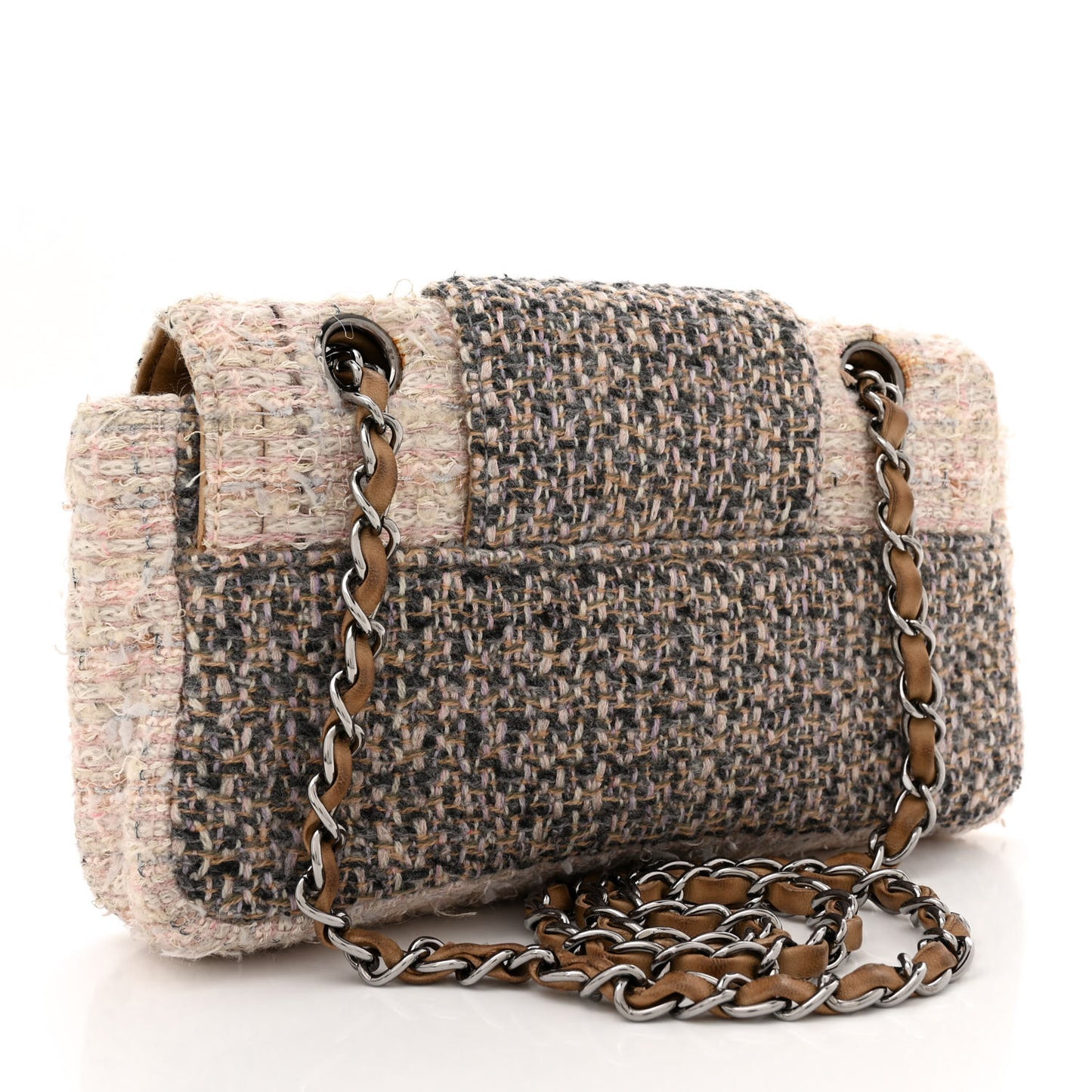 Tweed Small Fantasy Flap Grey