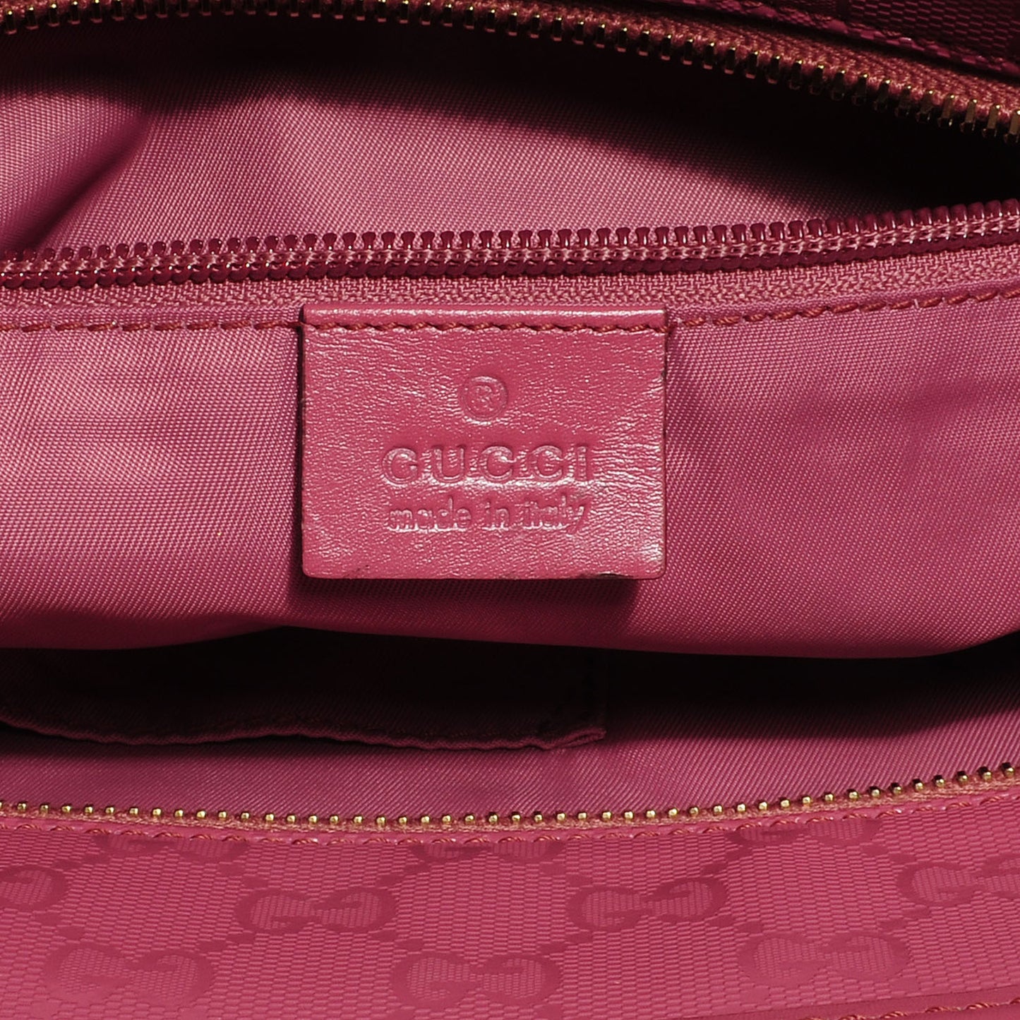 Imprime Monogram Medium Zippered Shopping Tote Vintage Rose