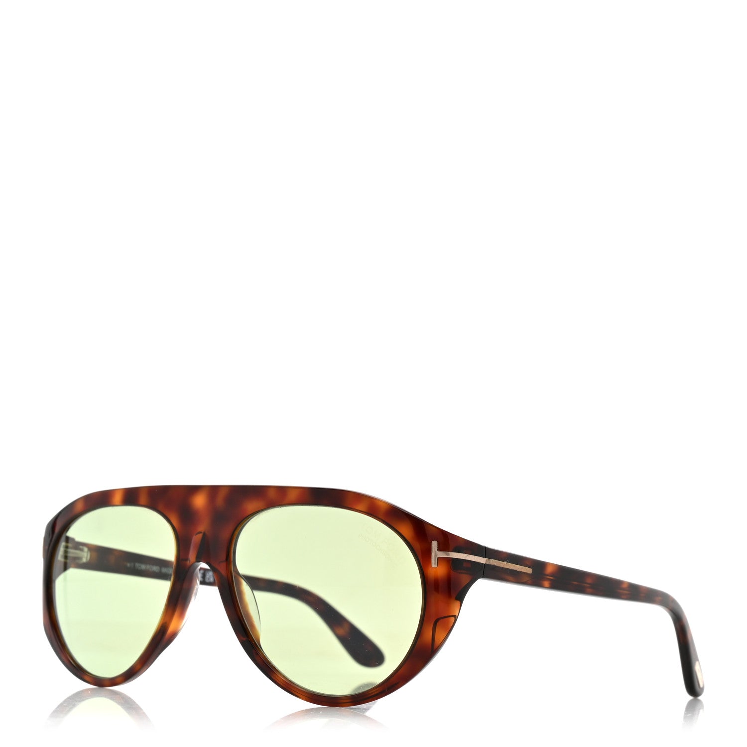 Tom Ford Rex-02 Aviator Sunglasses TF1001 Tortoise 1 of 8