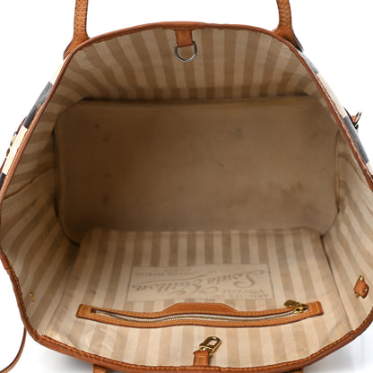 Louis Vuitton Monogram Rayures Neverfull MM 4 of 4
