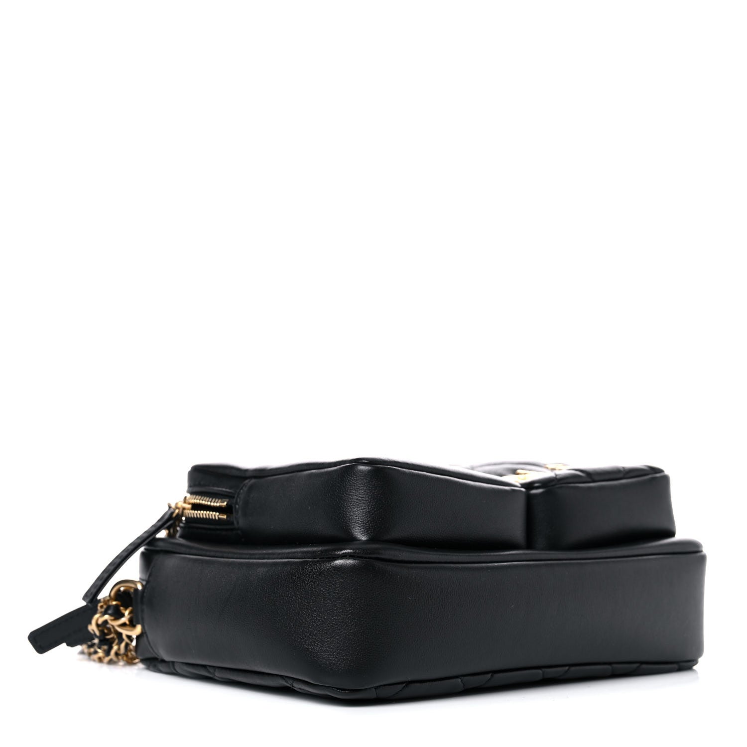 Chanel Calfskin Quilted Small Camera Case Black 4 of 11