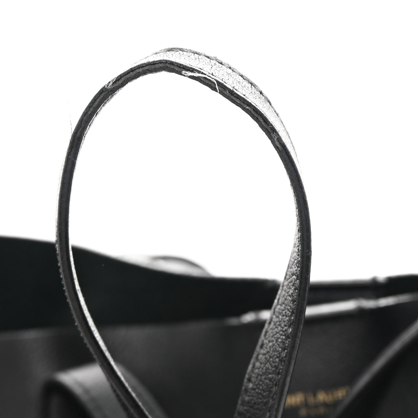 Calfskin Large Shopping Tote Black