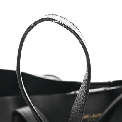 Saint Laurent Calfskin Large Shopping Tote Black 15 of 20