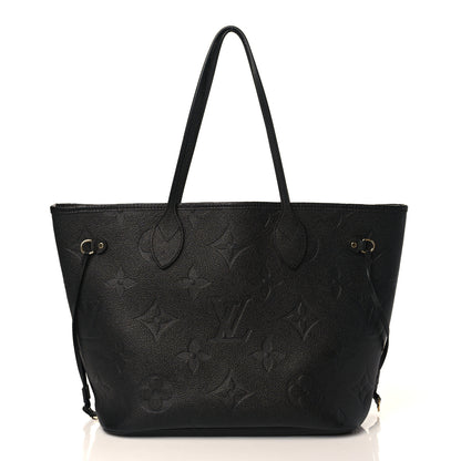 Louis Vuitton Empreinte Monogram Giant Neverfull MM Black 3 of 9