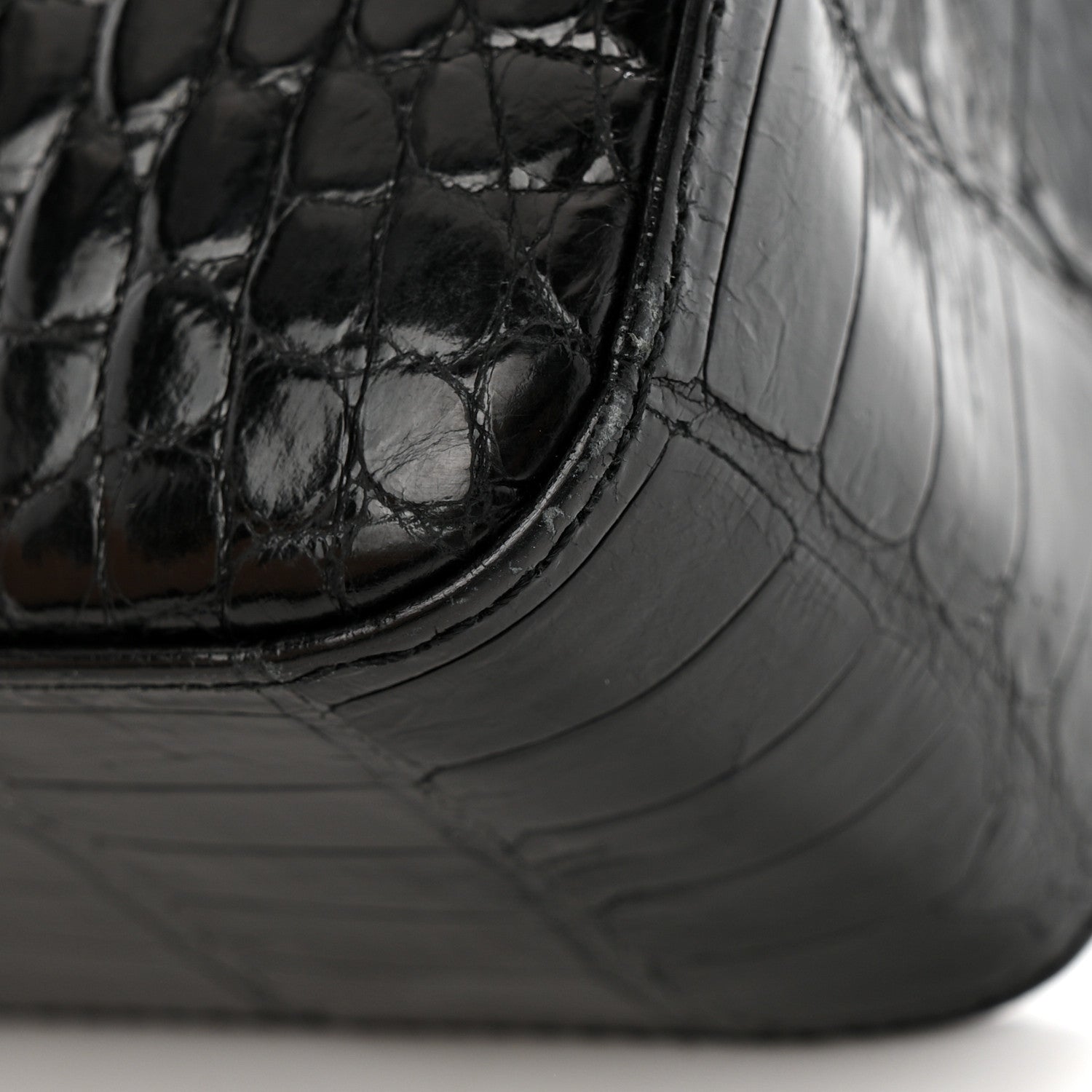 Chanel Alligator Medium Double Flap Black 11 of 15