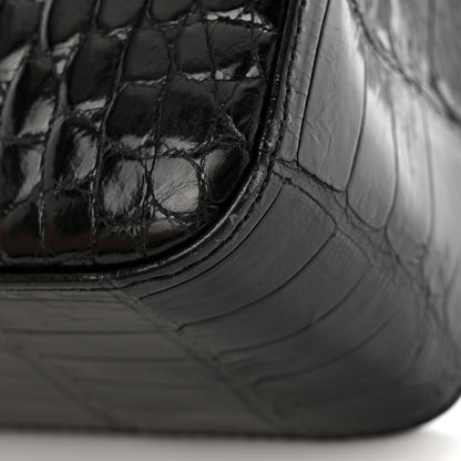 Chanel Alligator Medium Double Flap Black 11 of 15