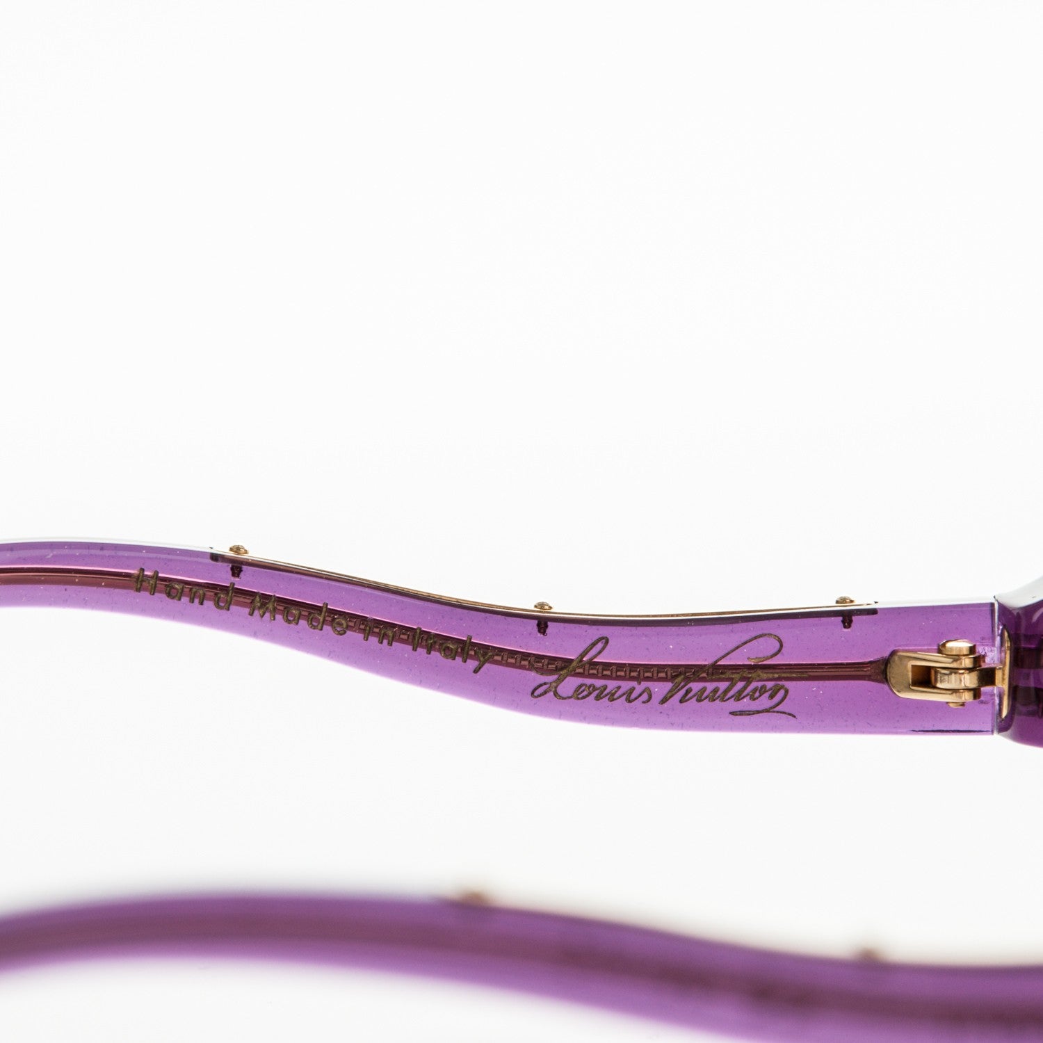 Louis Vuitton Gina Sunglasses Z0533W Violet Glitter 4 of 6