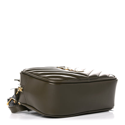 Saint Laurent Calfskin Matelasse Monogram Lou Belt Bag Military Olive 4 of 9