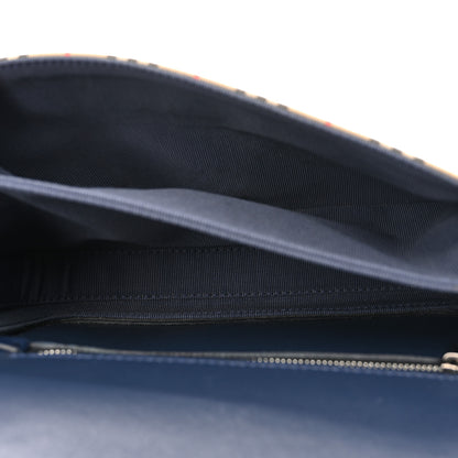 Burberry Smooth Calfskin 1983 Knight Check Link Shoulder Bag Ink Blue 5 of 10