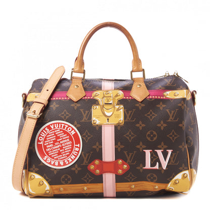 Louis Vuitton Monogram Summer Trunks Speedy Bandouliere 30 1 of 10