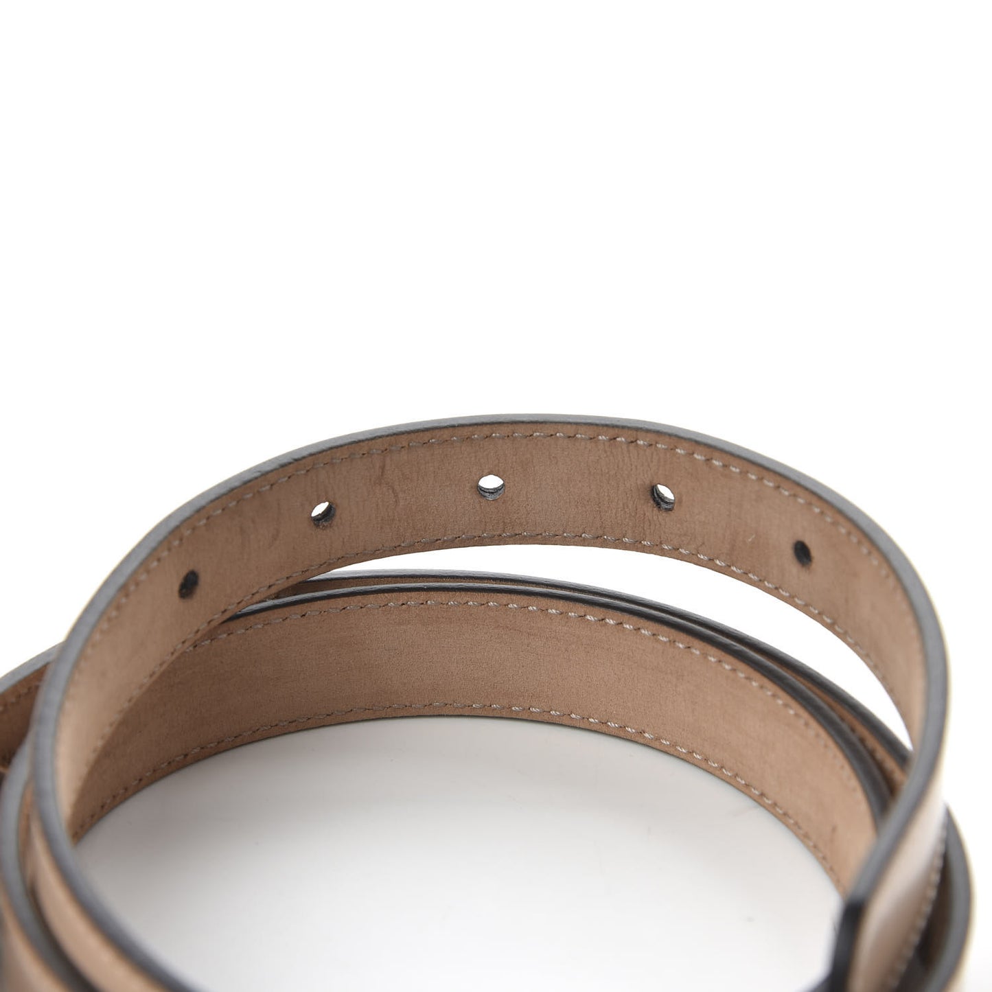 Calfskin Crystal Interlocking G Belt 95 38 Pink