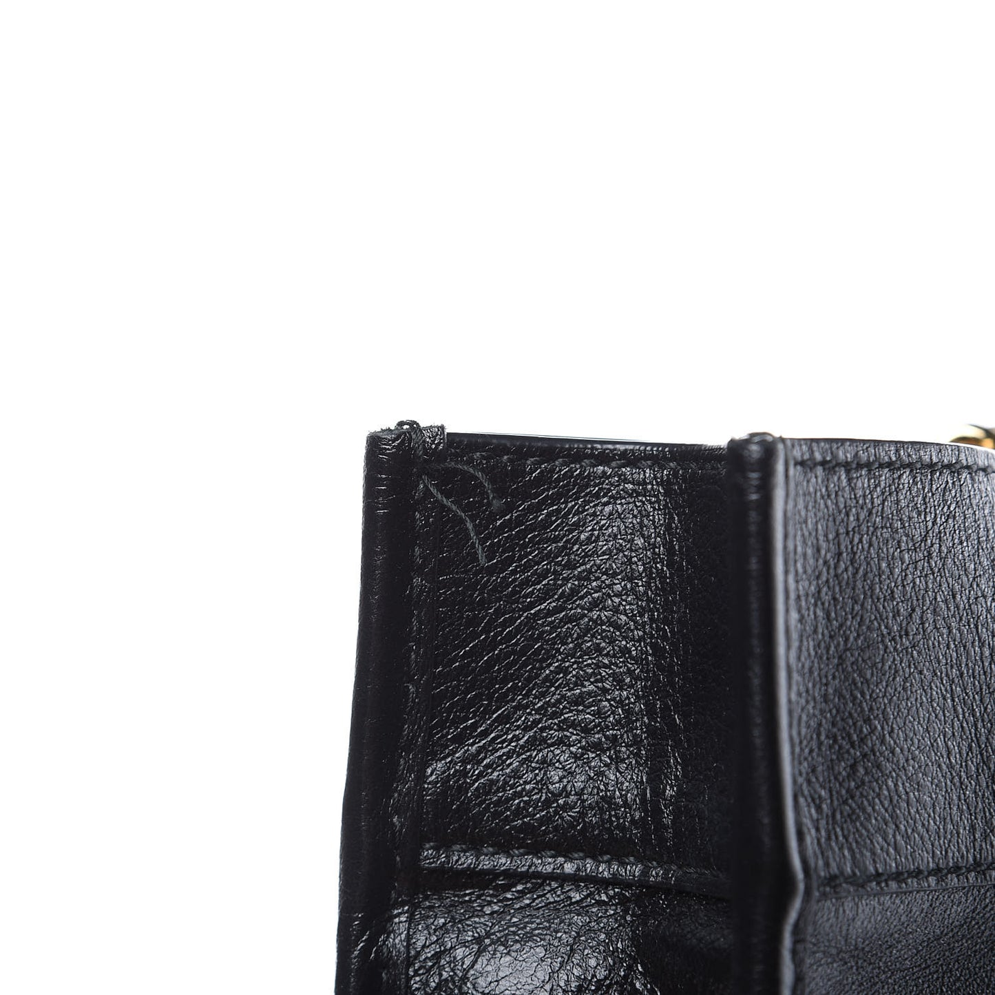Calfskin Large Rajah Chain Tote Black