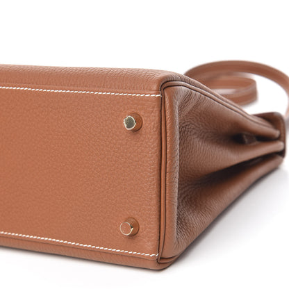 Hermes Togo Kelly Retourne 28 Gold 17 of 41