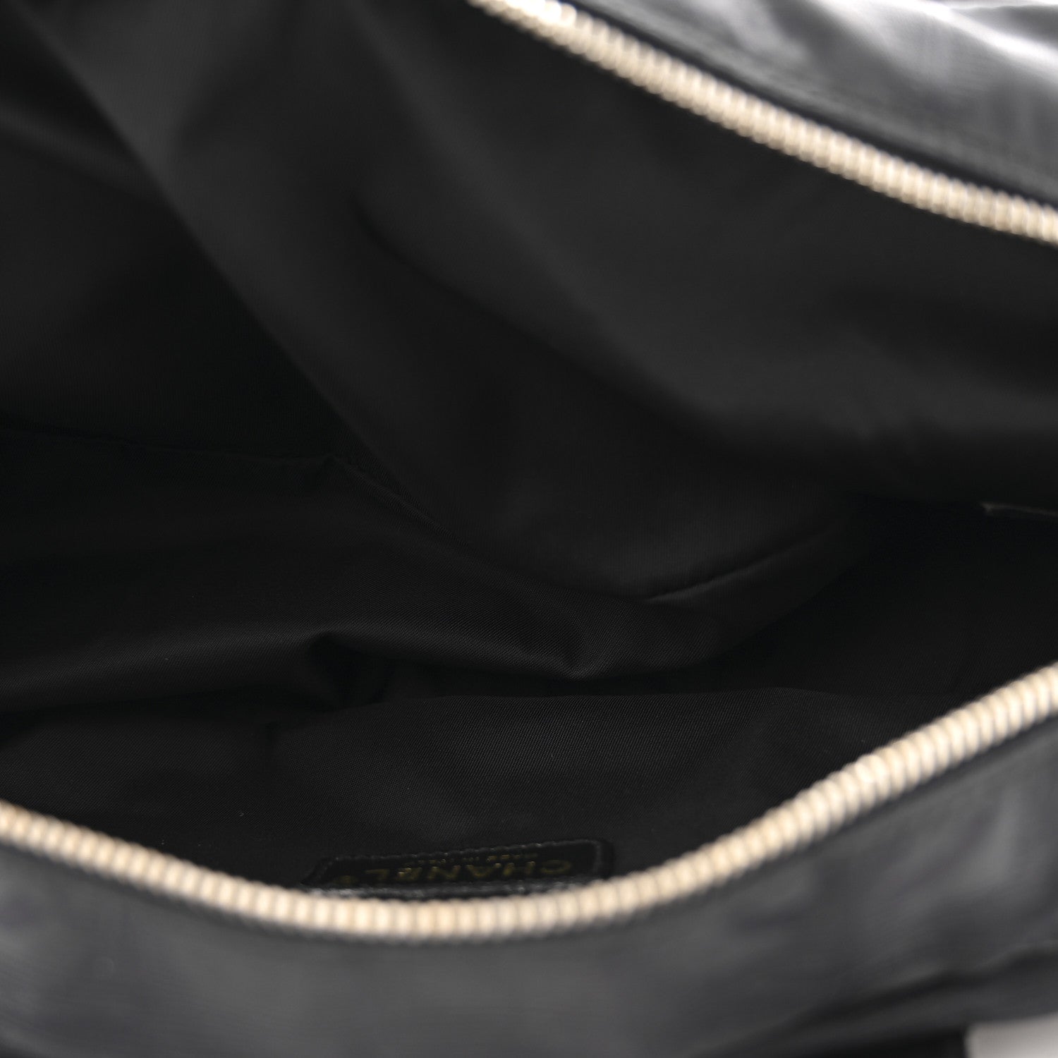 Chanel Nylon Travel Bowler Black 5 of 14