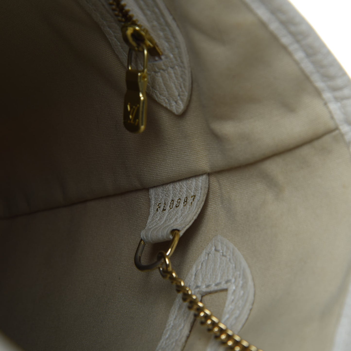 Mini Lin Monogram Bucket Bag Dune