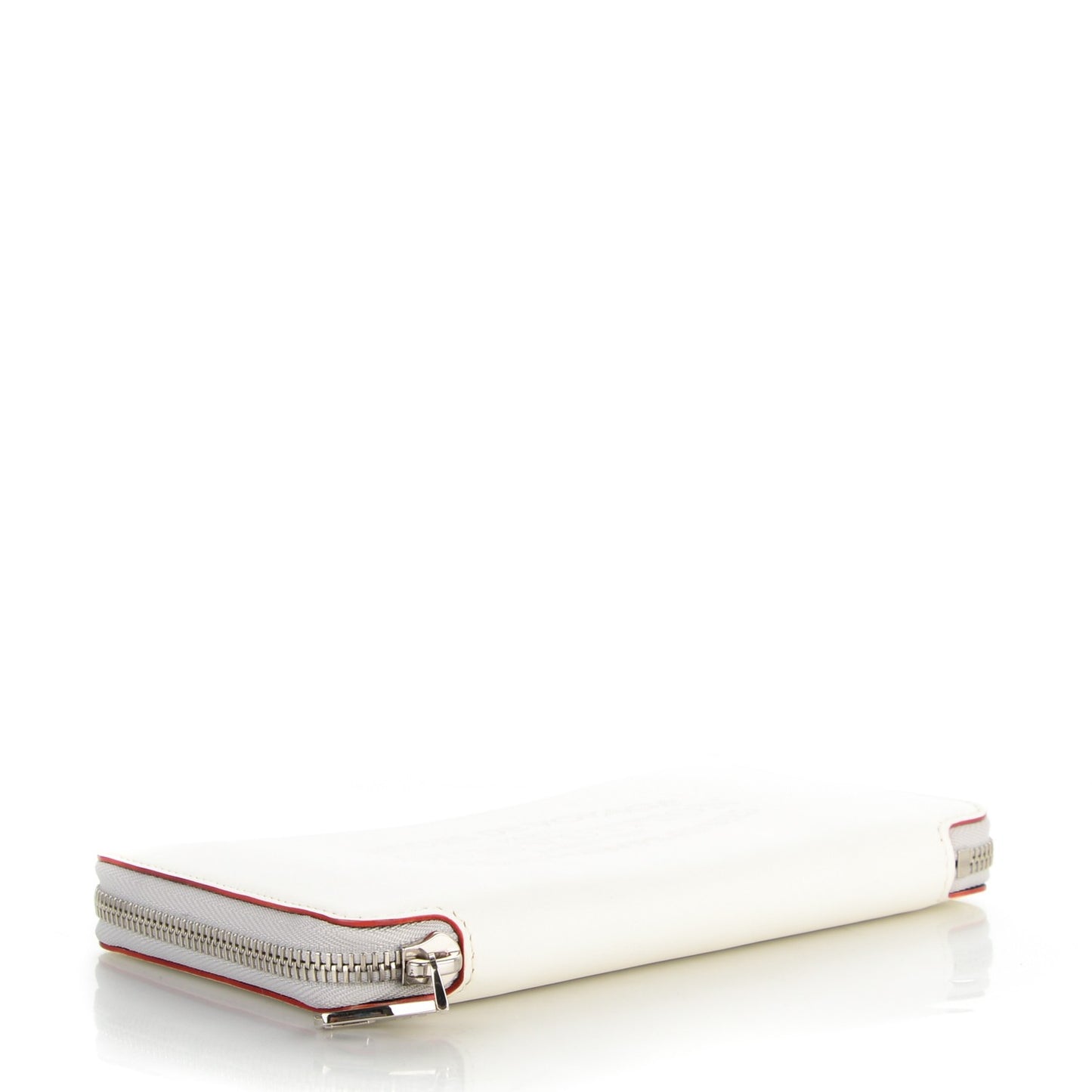 Veau Soie Iena Wallet White