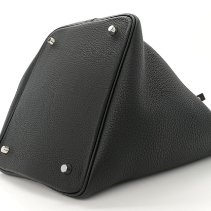 Hermes Taurillon Clemence Picotin Lock 22 MM Black 10 of 12