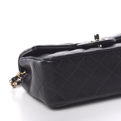 Chanel Caviar Quilted Mini Rectangular Flap Black 7 of 10