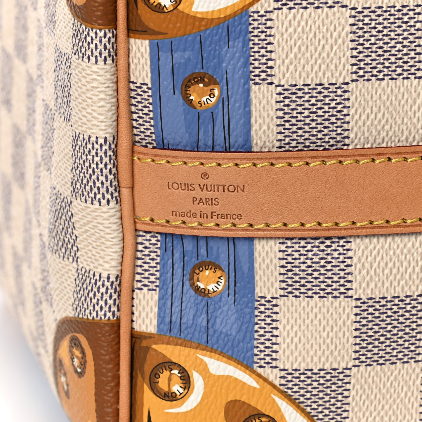 Damier Azur Summer Trunks Speedy Bandouliere 30