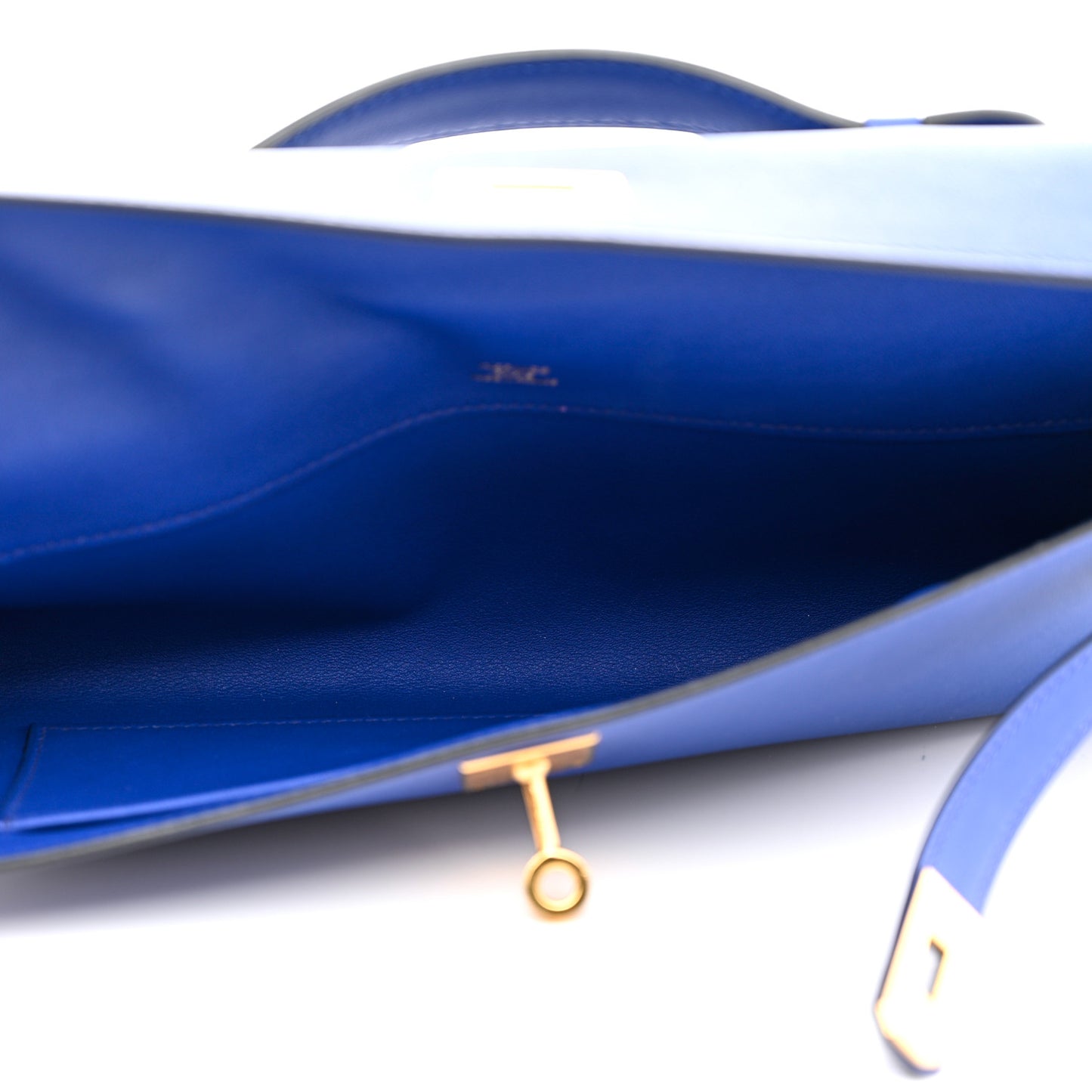 Swift Kelly Cut Clutch Pochette Bleu Electrique