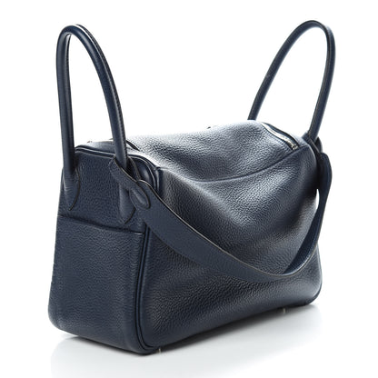 Hermes Taurillon Clemence Lindy 26 Bleu Abysse 3 of 12