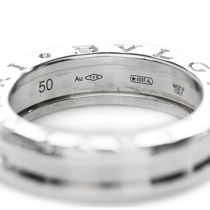 Bulgari 18K White Gold B.Zero1 One-Band Ring 50 5.25 5 of 5