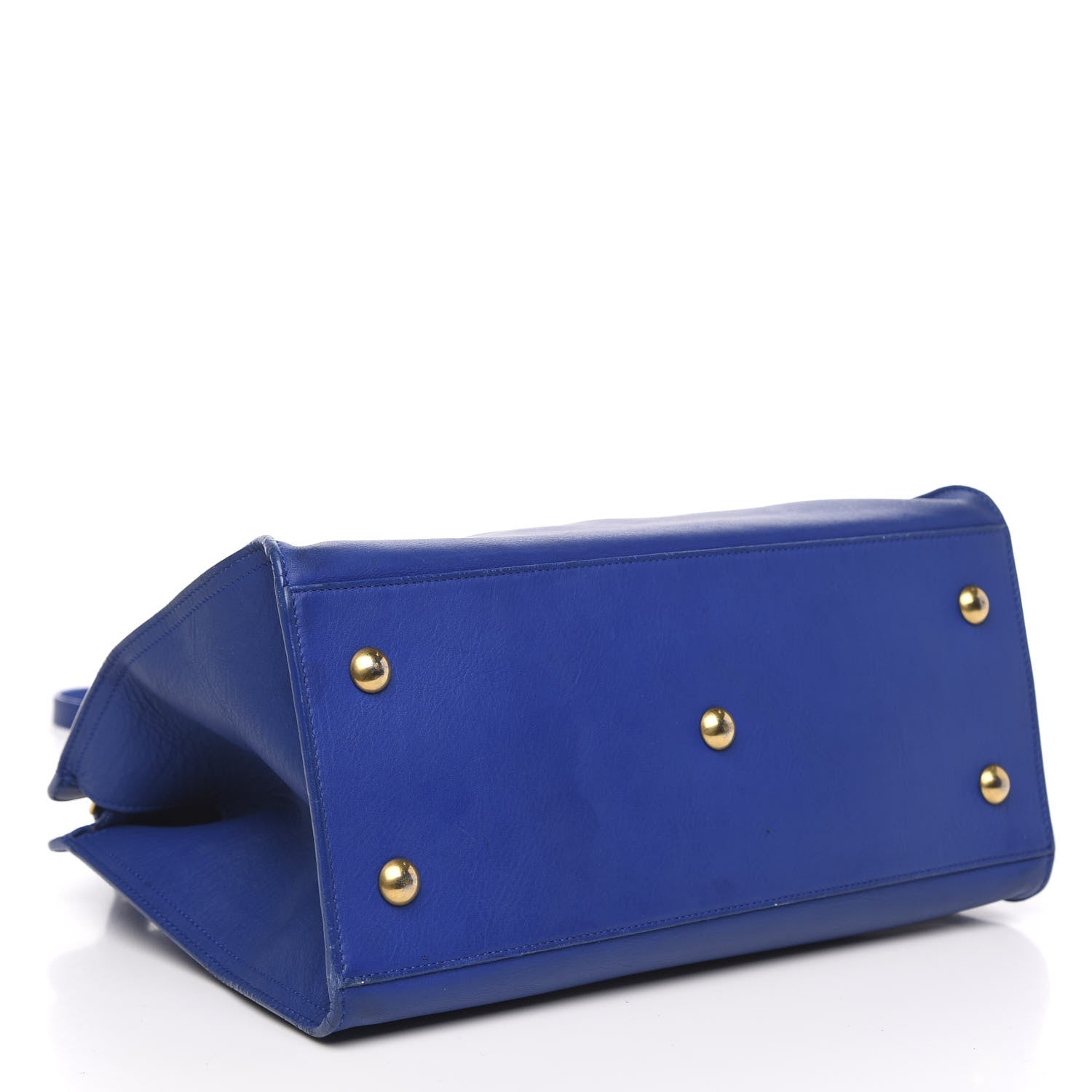 Saint Laurent Calfskin Small Classic Y Cabas Royal Blue 4 of 20