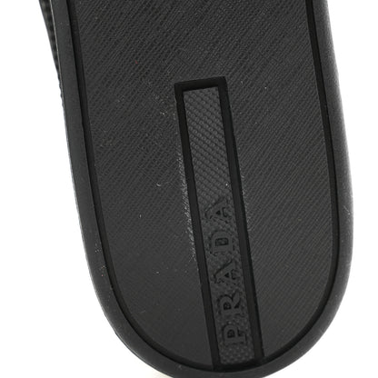 Prada Spazzolato Rois Re-Nylon Triangle Logo Womens High Top Sneakers 39 Black 8 of 11