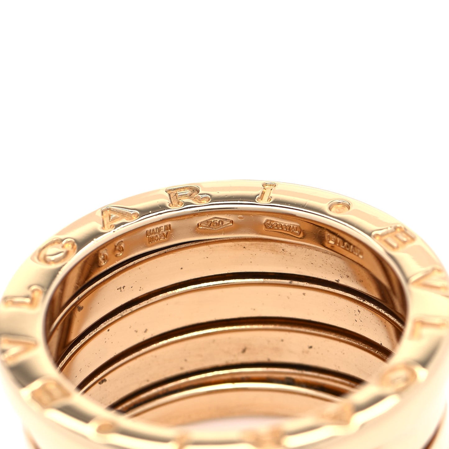 18K Yellow Gold B.Zero1 Five-Band Anniversary Ring 53 6.25