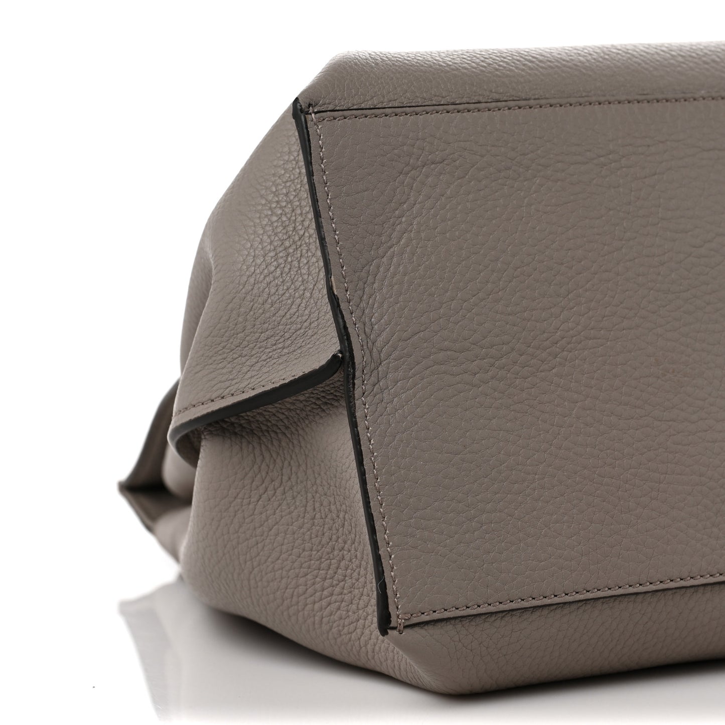 Cellarius Calfskin Large Bamboo Daily Top Handle Bag Storm Grey