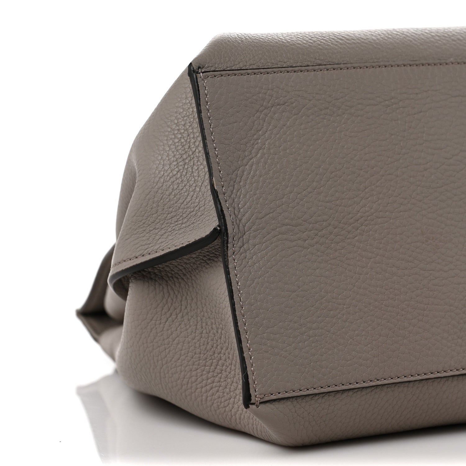Gucci Cellarius Calfskin Large Bamboo Daily Top Handle Bag Storm Grey 8 of 9