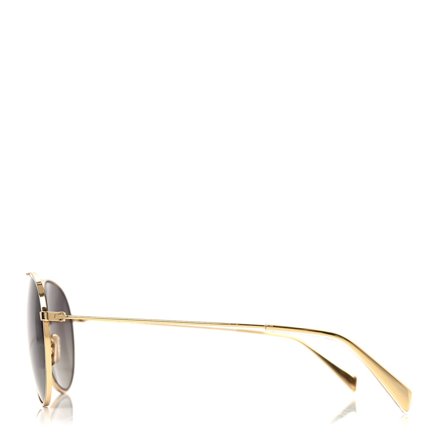 Celine Metal Frame Aviator Sunglasses CL40062U Gold 3 of 7